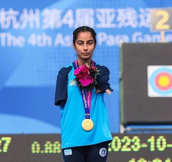 Sheetal Devi Wins Two Gold Medals as India Reaches 88 Medals at Asian Para Games 2026
